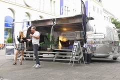 Airstream Mobile Bühne unterwegs für das BVOG Linz