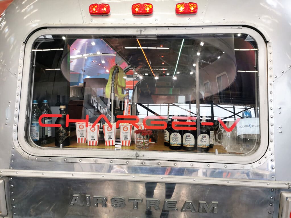 Airstream Mobile Gastro Stage på Münchenmässan Charge-V